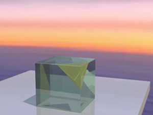 CUBE - methacrylate with golden triangle insertion